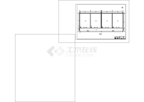 哈尔滨某制药厂污水处理工程设计cad非常标准图纸-图一