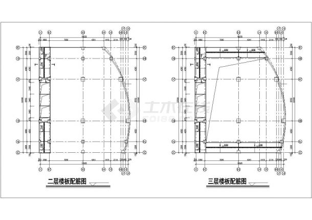 邢台市某高档假日饭店酒店改造工程全套钢结构设计CAD图纸-图二