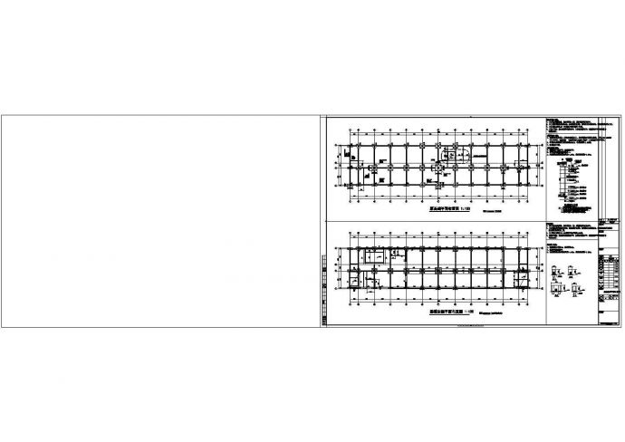 [上海]原框架结构标准厂房改建为六层框剪结构办公楼改造加固结构施工设计图_图1