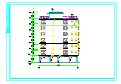 七层框架住宅楼建筑结构设计施工图（含设计说明）-图一