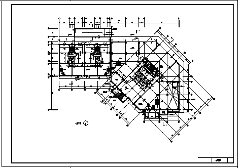 二十六层住宅楼建筑设计cad图(带地下室设计，共十三张)-图二