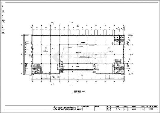 建筑面积7990平方米综合用房建筑施工图-图二