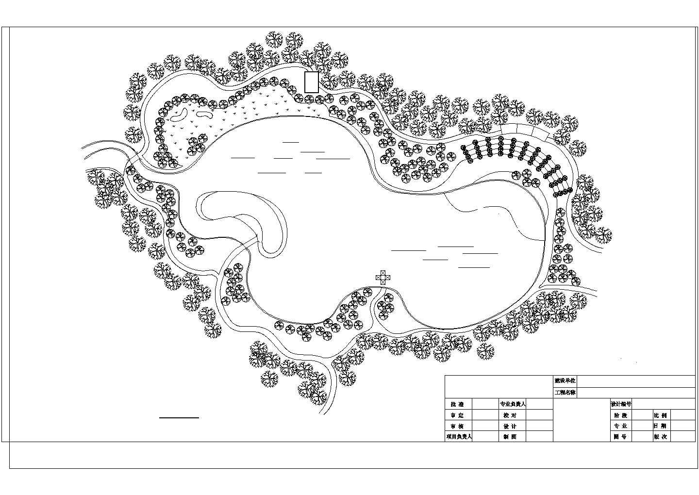 某公园平面设计规划图