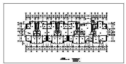 六层带车库框架结构新村住宅楼建筑施工cad图(带阁楼设计，共十八张)-图二