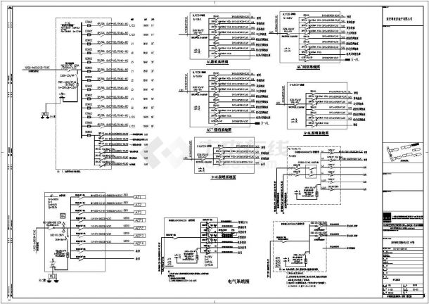 桂林电气出图设计全套施工cad图-图二