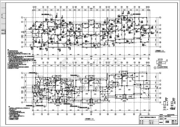 【广东】某大型小区33栋住宅楼全套施工设计cad图纸-图二