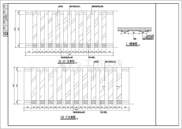 某中式风格餐厅建筑设计全套CAD图-图一