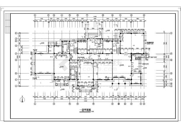 某精品幼儿园建筑设计施工图-图二