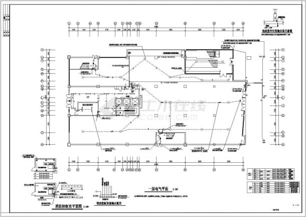 【无锡】某职业大学多层宿舍楼全套电气施工设计cad图纸-图一