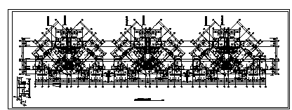 某二十一层小区住宅楼建筑设计cad图(含标准层平面图，共四张)_图1