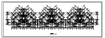 某二十一层小区住宅楼建筑设计cad图(含标准层平面图，共四张)-图二