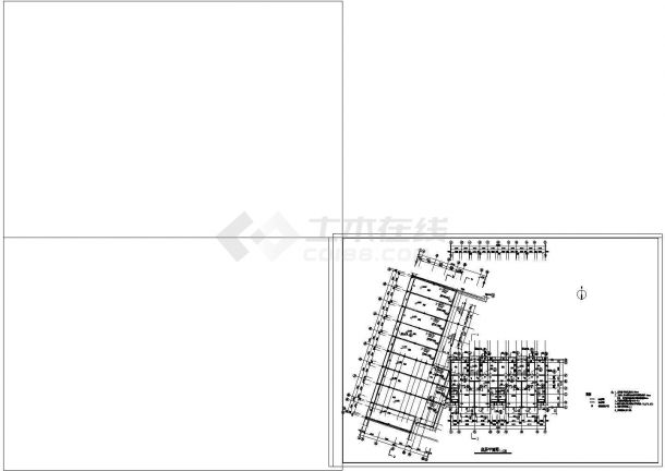 莲塘星港小镇花园户型平立面图CAD设计图图纸-图二
