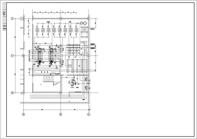 某锅炉房及冷冻房设计cad详细建筑施工图_图1