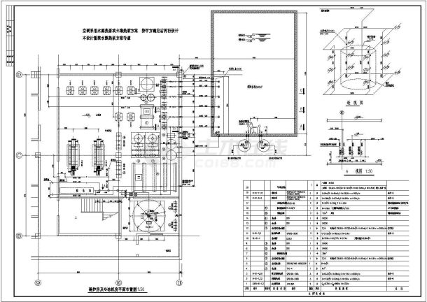 某锅炉房及冷冻房设计cad详细建筑施工图-图二