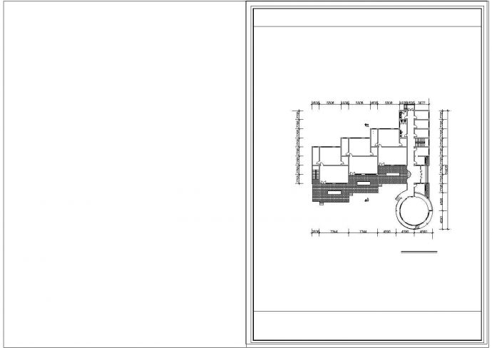 6班长30.3米宽29.9米2层幼儿园建筑方案设计图_图1