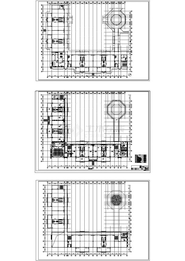 广东大型幼儿园全套电气设计cad施工图.共四张（含设计说明，甲级设计院设计（cad图纸，可编辑））-图一