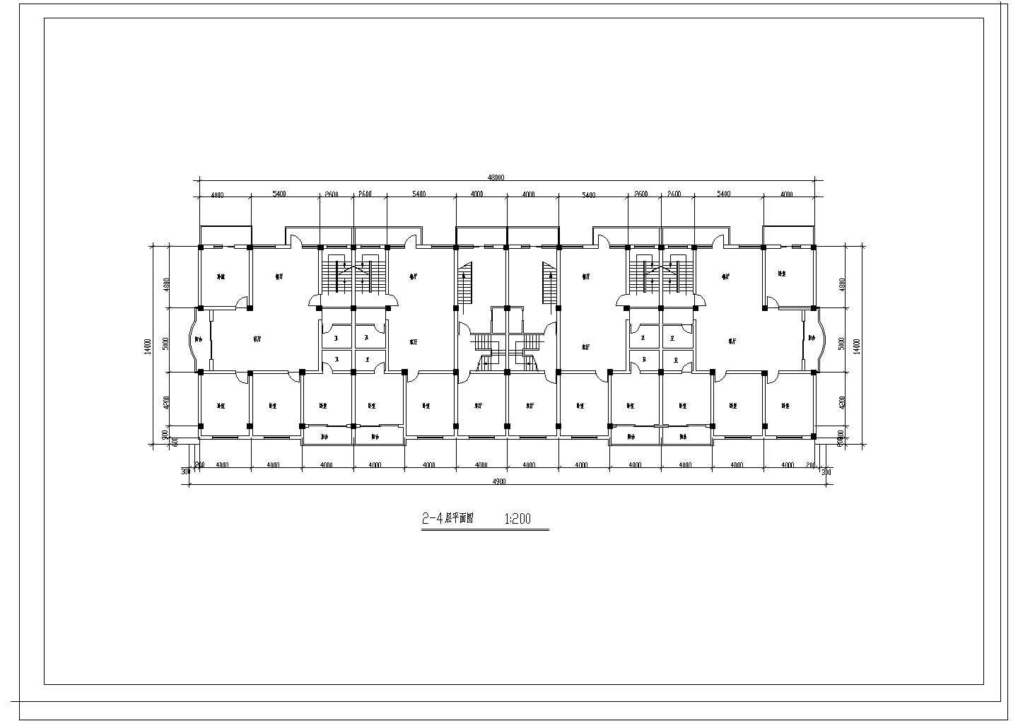 某欧式商场建筑图CAD设计平立面