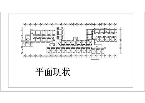 [上海]三层砖混结构幼儿园加固施工图（共11张CAD图）-图一
