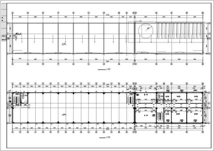 某经济技术开发区建设公司综合楼建筑全套设计施工CAD图纸_图1