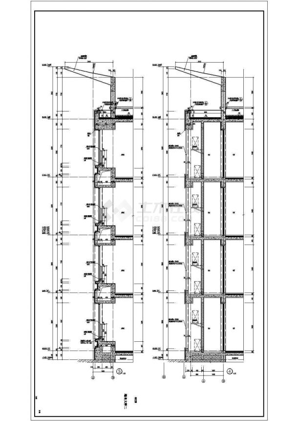 阳山路棚户区安置房工程（6.12# 7#13#）楼--建筑专业-图一