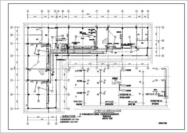 [施工图][重庆]多层幼儿园电气设计施工图（新设计）-图二