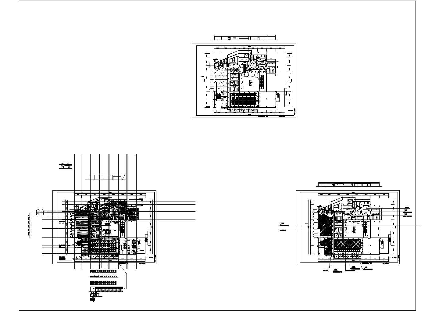 某网吧局部CAD设计详细建筑构造方案