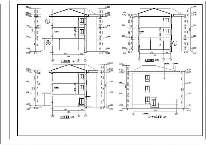 吉林省某三层幼儿园建筑设计施工图_图1