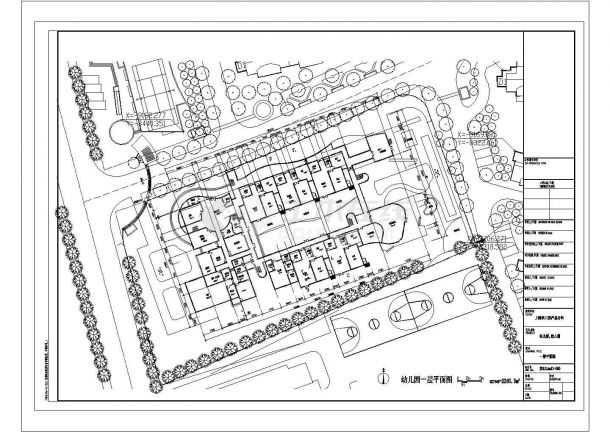 3层5239.6㎡托儿所和幼儿园建筑设计图（6班托儿所 9班幼儿园 说明）-图二