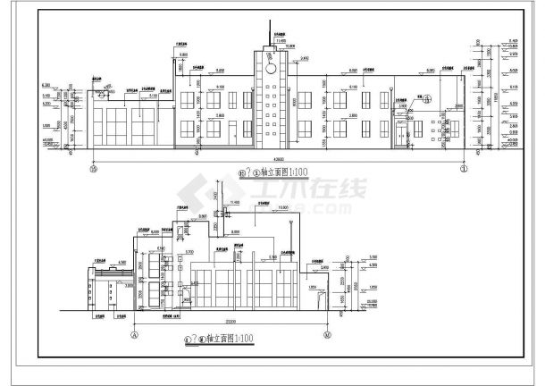 2层1123.36平米砖混结构幼儿园建筑施工图（节点大样 建筑设计说明）-图二