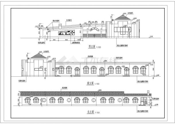 1层831㎡小区幼儿园建筑施工图（工程作法 设计说明）-图二