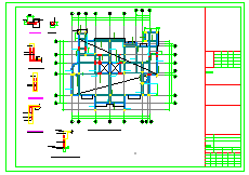 [辽宁]地上三层框架结构住宅楼改造加固结构设计CAD施工图纸_图1
