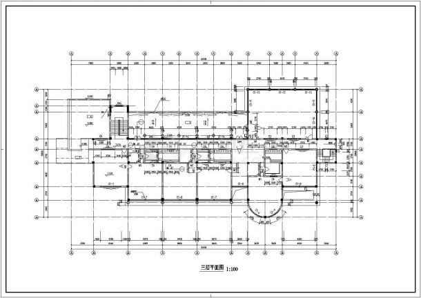 3层2528平米幼儿园建筑施工图（含设计说明、节点大样）-图二