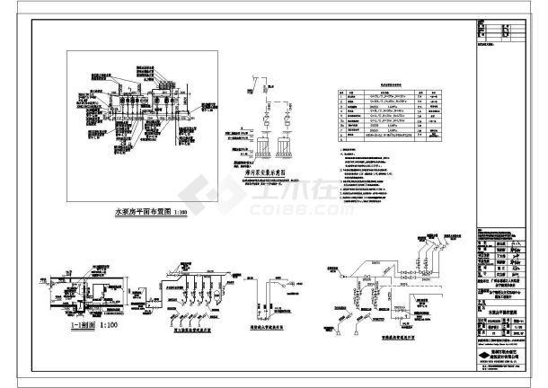 某群众文化活动中心建设工程活动中心CAD施工图-图二