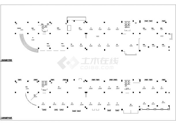 [山东]多层及高层商业建筑采暖通风排烟系统设计暖通施工图-图一