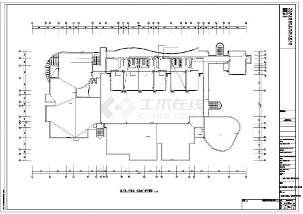 十三班幼儿园+2班托儿所建筑结构水电全套设计CAD图纸（施工图）-图一