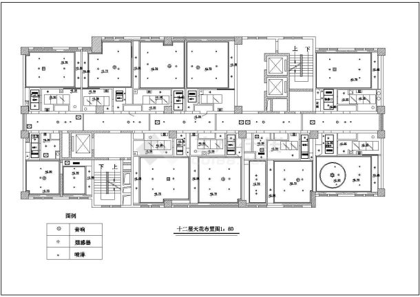 某宾馆客房CAD详细构造设计完整建筑图-图二