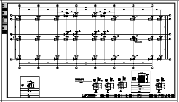 隧道管理用房设计_某二层框架结构含地下室隧道管理用房结施cad图纸-图二