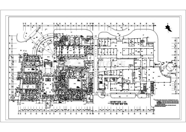 某地区医院办公楼全套中央空调暖通施工方案图纸-图二