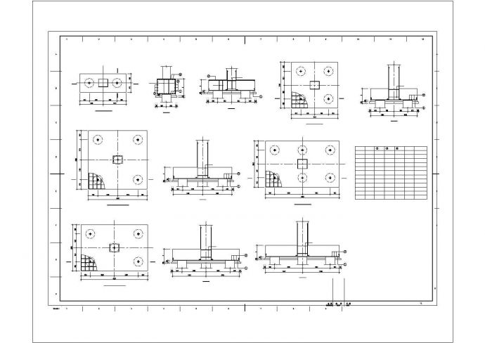 某框剪结构电控楼CAD结构施工图_图1