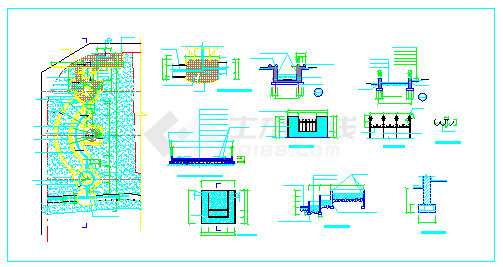 某二层自建房建筑结构设计cad施工图含效果图-图二
