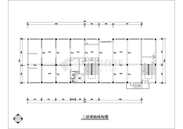 某网吧设计CAD建筑详细大样施工图平面图-图二