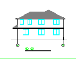 某二层自建房建筑cad设计图含效果图-图一