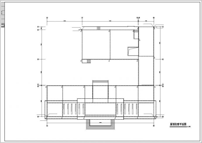 某五层教学楼电气防雷设计施工CAD图_图1