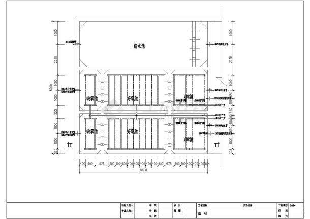 污水处理工程MBR工艺施工全套图-图二