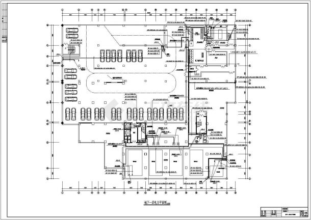 17层商场电气工程设计施工图纸-图二