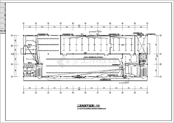 某工厂电气设计方案施工CAD参考图-图二