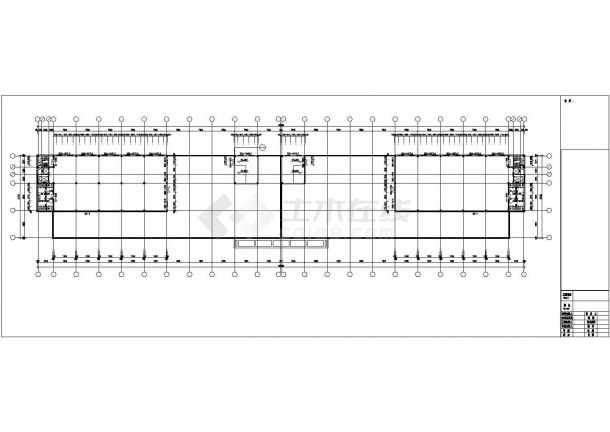工业园区多层厂房建筑施工CAD图-图二