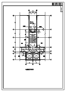 某十七层小区住宅楼建筑设计cad图(带地下室设计，共二十五张)_图1