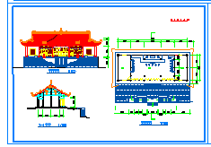 杭州市上天竺法喜讲寺建筑施工图纸-图二