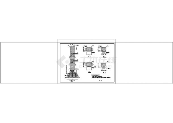 [山东]三层砌体教学楼结构加固施工CAD图-图二